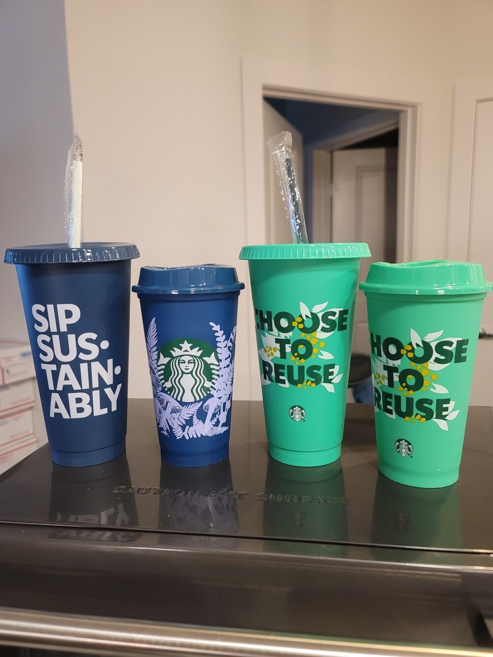 Starbucks Earth Day Cups + Mushroom Cups